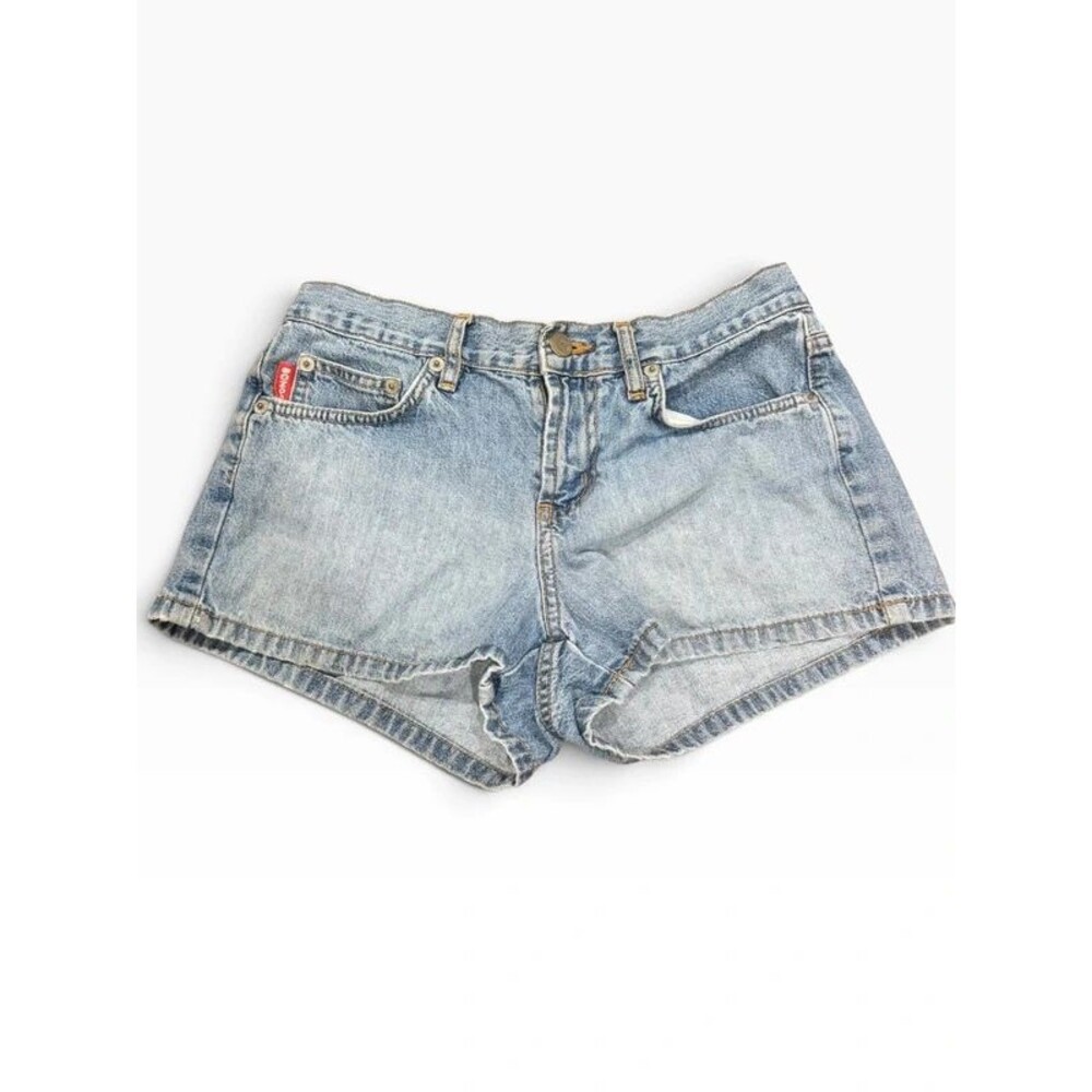 Vintage Bongo Denim Jean Short Shorts Y2K Lightwash Size 3